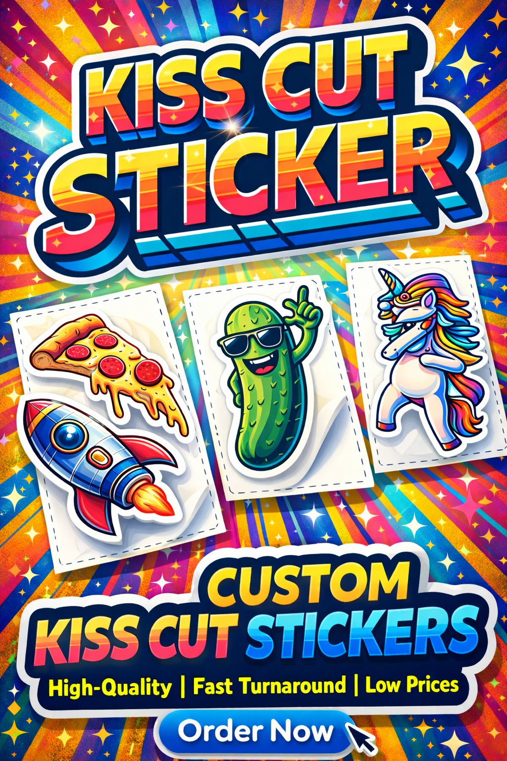 Kiss Cut Stickers
